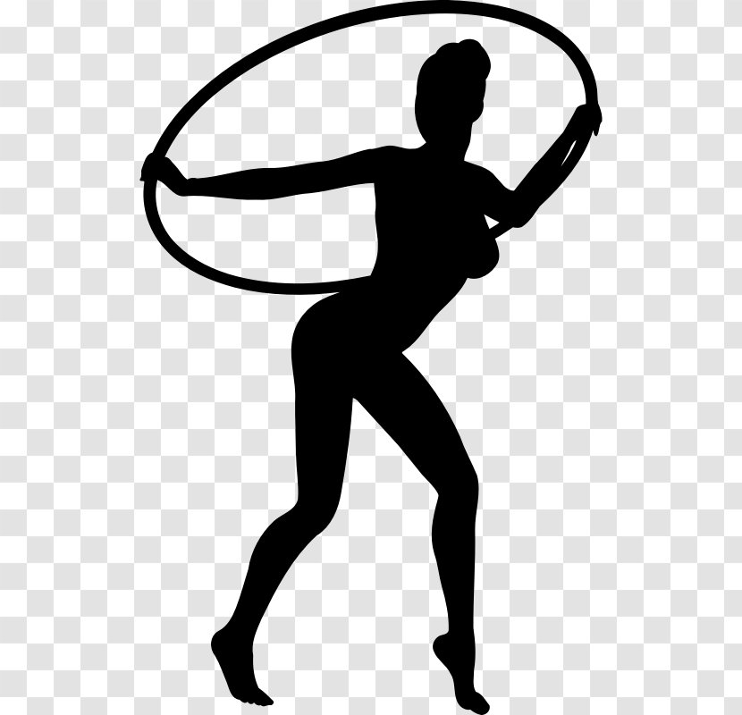 Silhouette Hula Hoops Dance Clip Art - Joint - Woman Transparent PNG