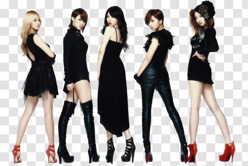 Best Of 4Minute K-pop Crazy Brown Eyed Girls - Silhouette Transparent PNG