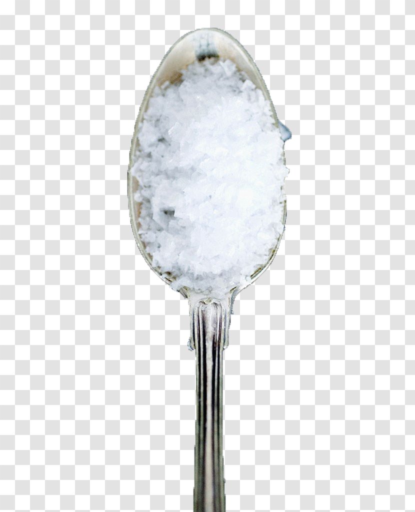 Spoon Sea Salt Crystal - Wooden - A Spoonful Of Transparent PNG