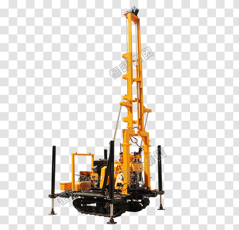 Drilling Rig Water Well Borehole Augers Transparent PNG