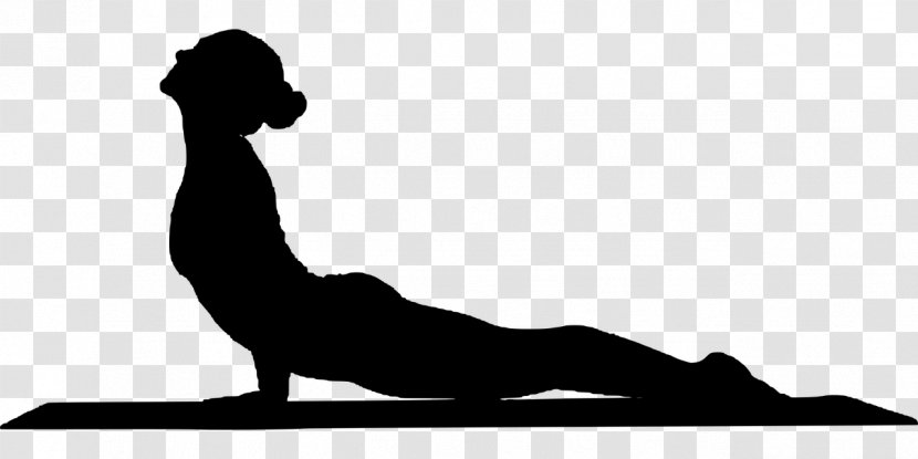 Karma Yoga Asana Physical Exercise Clip Art - Black And White Transparent PNG