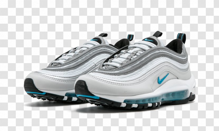 Nike Air Max 97 Women's Shoe Men's OG Sports Shoes - Silver - Patent Leather Flights Transparent PNG