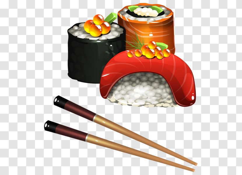 Sushi Japanese Cuisine Onigiri Tamagoyaki Makizushi - Fast Food Transparent PNG