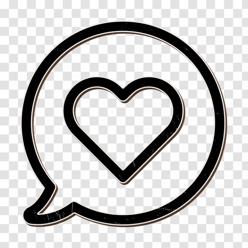 Flat Design Heart - Icon - Line Art Symbol Transparent PNG