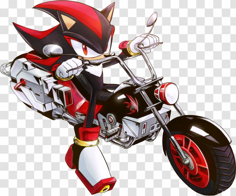 Sonic & Sega All-Stars Racing Transformed Shadow The Hedgehog Knuckles Echidna Tails - Motorcycle - Motor Vehicle Transparent PNG
