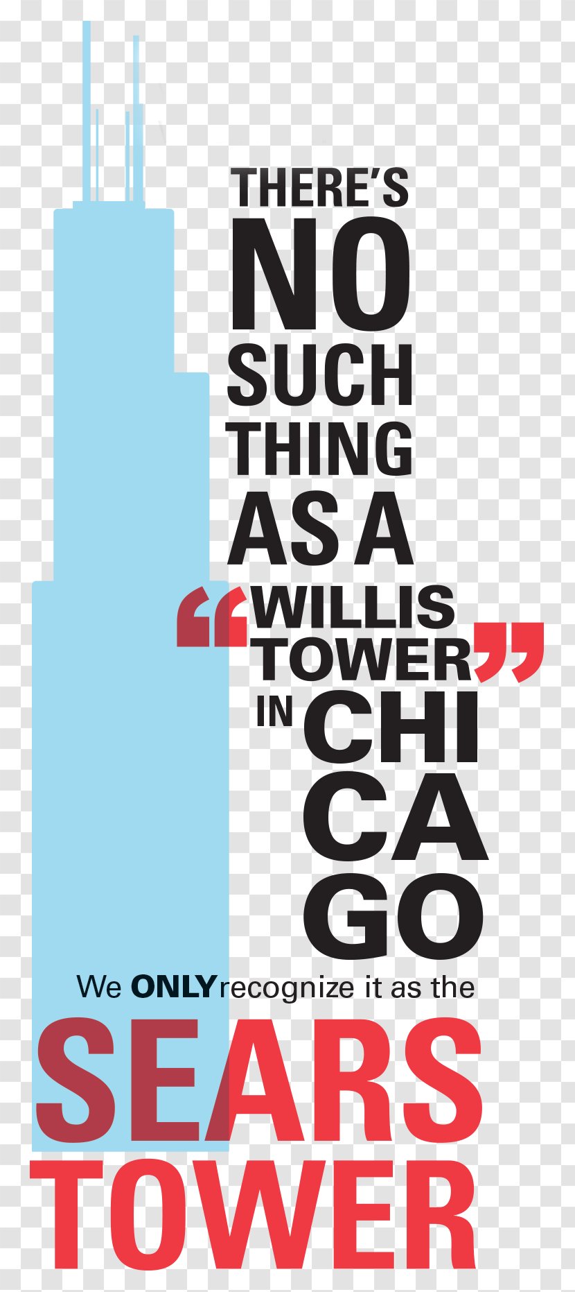 Willis Tower The Chicagoan Graphic Design University Of Illinois At Chicago Poster - Dating - Can Transparent PNG