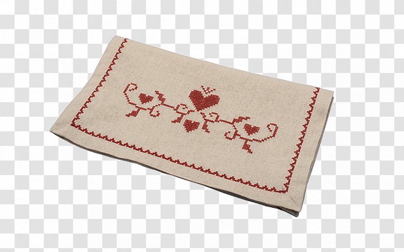 Place Mats - Beige - Embroidering Transparent PNG
