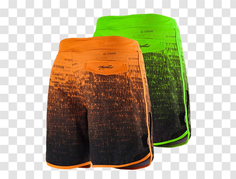 Trunks Shorts - Orange - Swimming Transparent PNG
