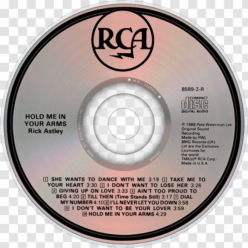 Compact Disc You're Gonna Get Rocked Let There Be Love Arthur Baker And The Backbeat Disciples Phonograph Record - Data Storage Device - Holding Tv Transparent PNG