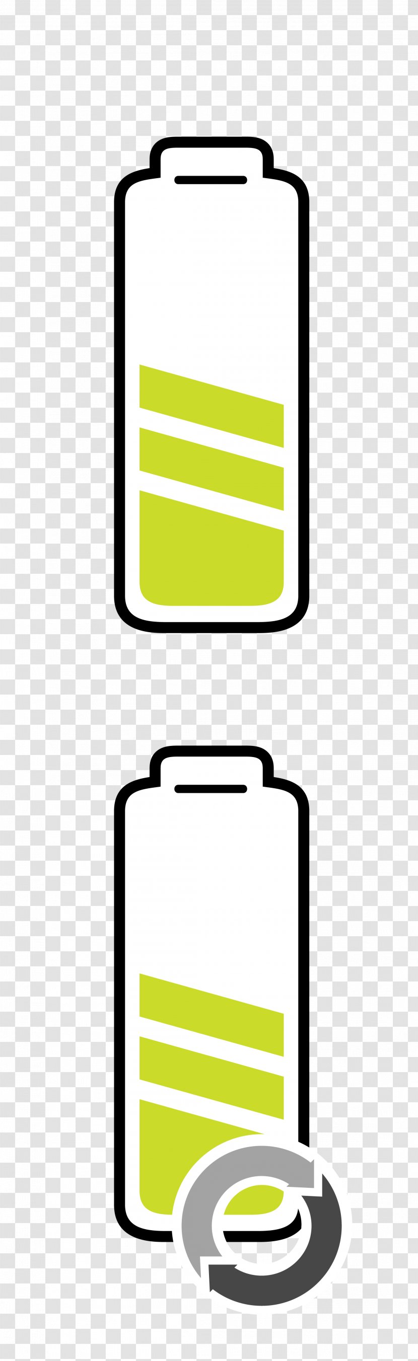 Battery Charger - Yellow - The Amount Of Power Transparent PNG