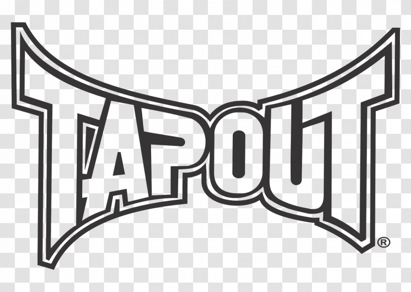 Tapout Ultimate Fighting Championship Logo Mixed Martial Arts - Black - Mma Transparent PNG