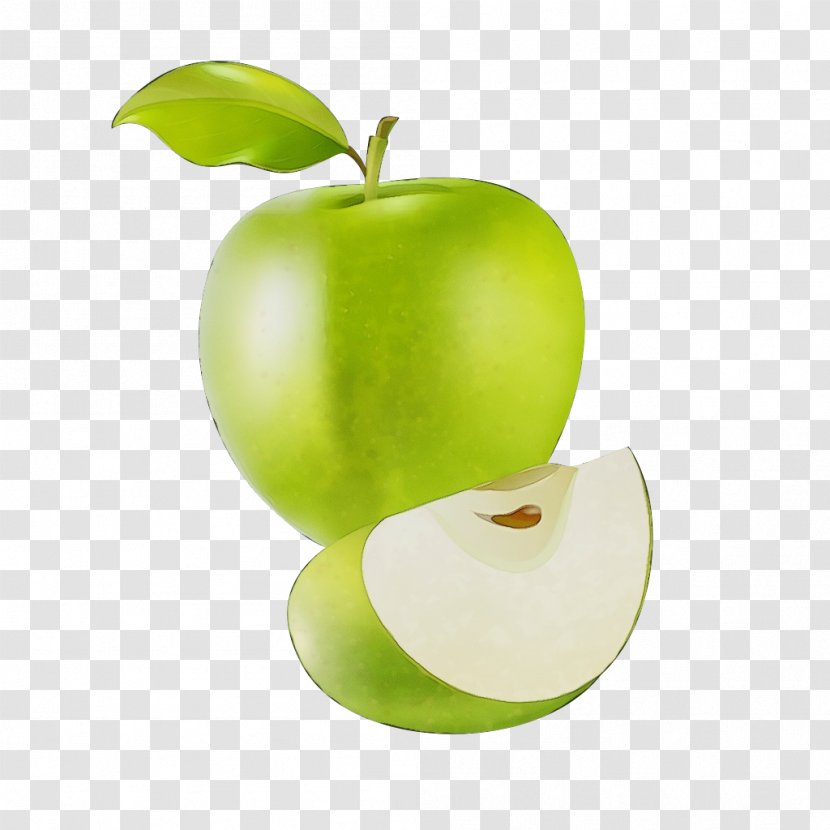 Granny Smith Green Fruit Apple Plant - Food - Natural Foods Tree Transparent PNG