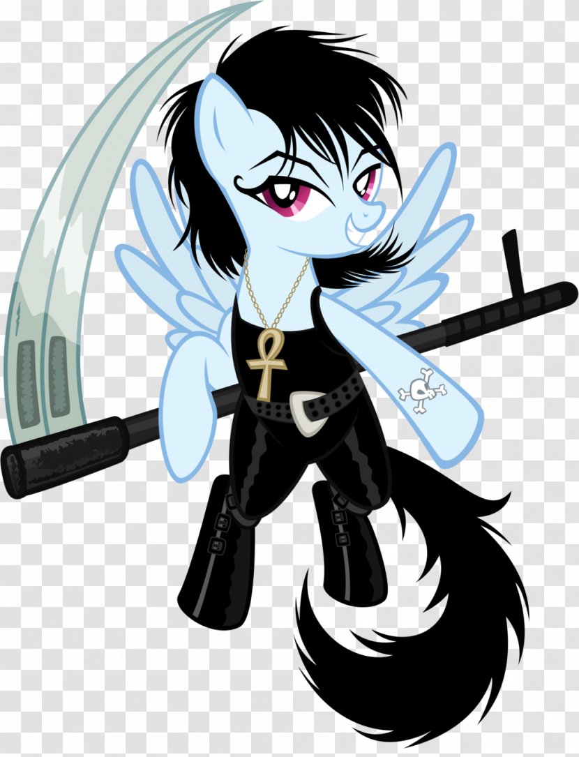 Rarity Rainbow Dash Derpy Hooves Twilight Sparkle Pony - Watercolor - Scythe Death Transparent PNG