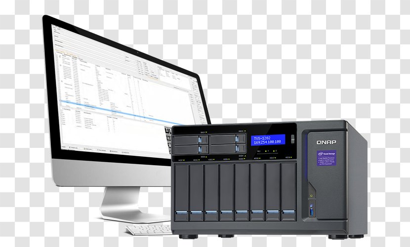 Network Storage Systems QNAP Systems, Inc. TVS-1282 Serial ATA Computer Servers - Iscsi - Dicom Transparent PNG