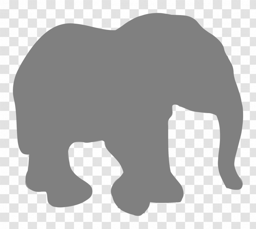 Indian Elephant African Bear Dog Canidae - Postmark Design Transparent PNG