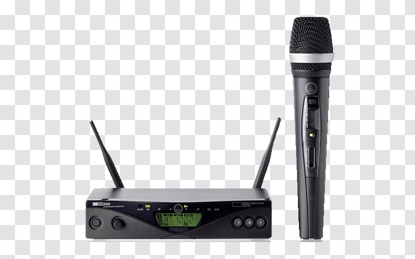 Wireless Microphone AKG WMS 470 Acoustics Audio - Electronics Accessory Transparent PNG