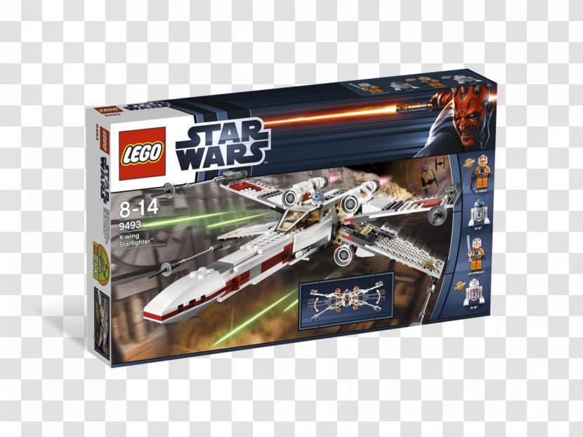 Luke Skywalker LEGO 9493 Star Wars X-Wing Starfighter Toy - Lego 75155 Rebel Uwing Fighter Transparent PNG