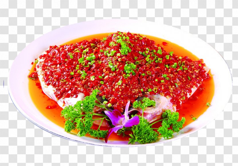 Hunan Cuisine Sichuan Chinese - Fish Head Transparent PNG