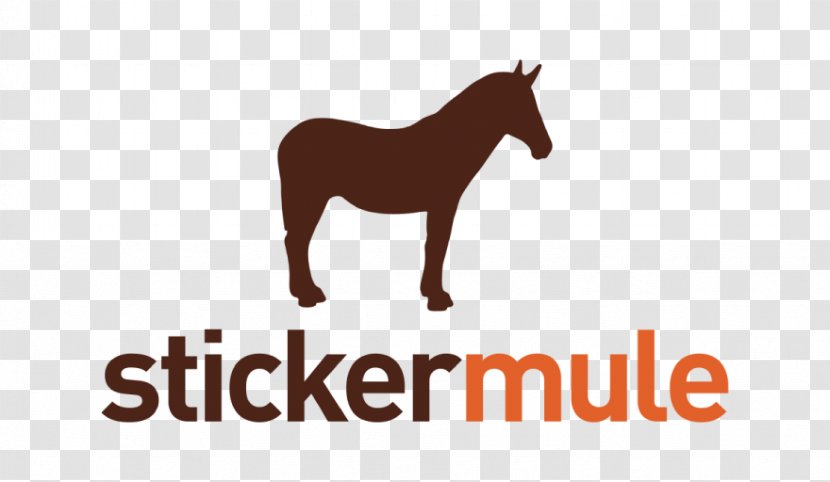 Sticker Mule Logo Business Sponsor - Pony Transparent PNG