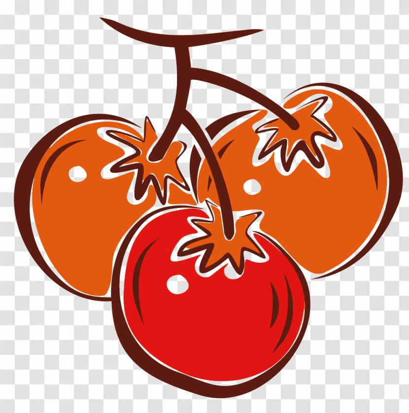 Vegetable Fruit Food - Pumpkin - Vector Flattened Persimmon Transparent PNG