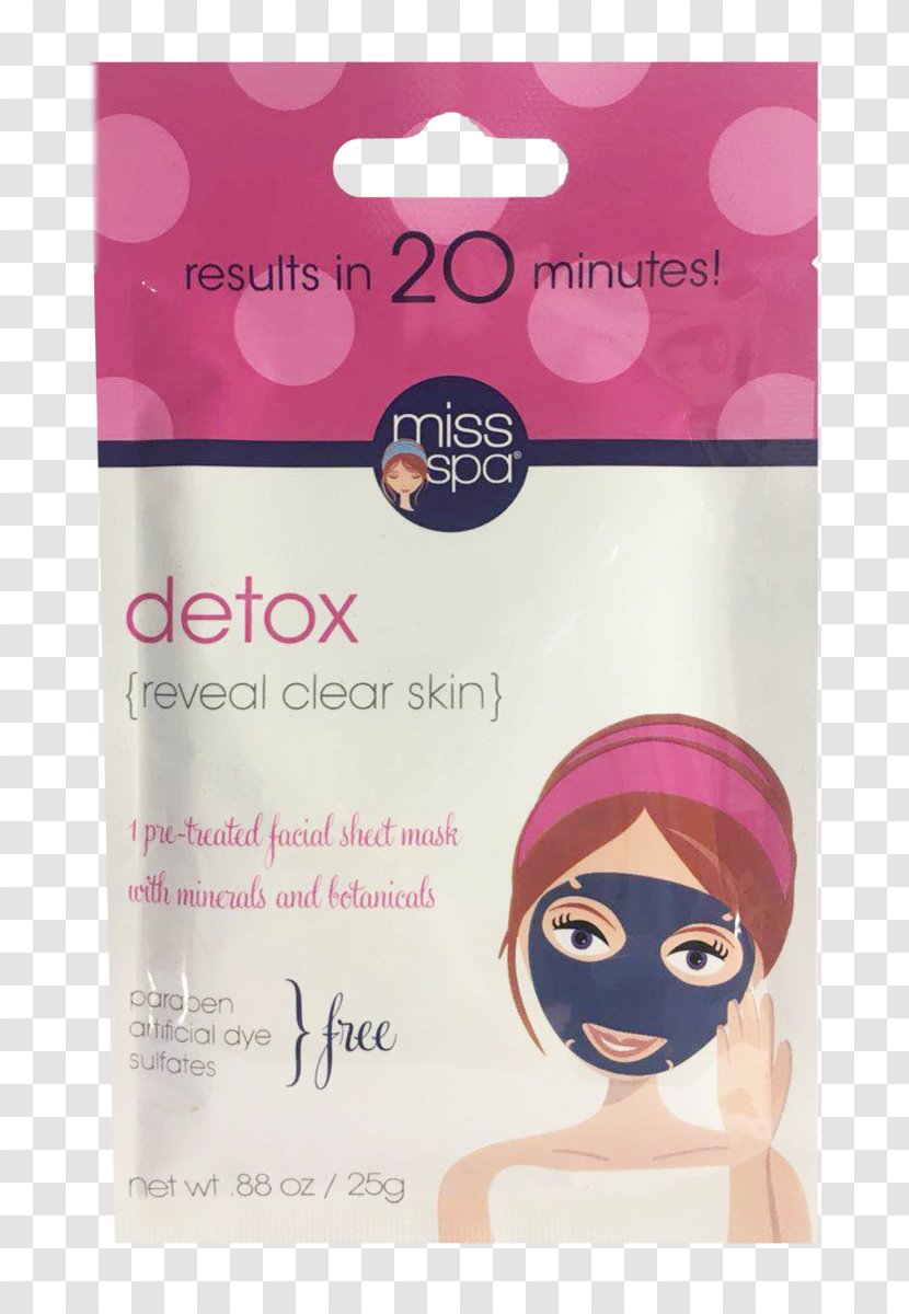 Amazon.com Miss Spa Detox Facial Sheet Mask Exfoliate - Nose Transparent PNG
