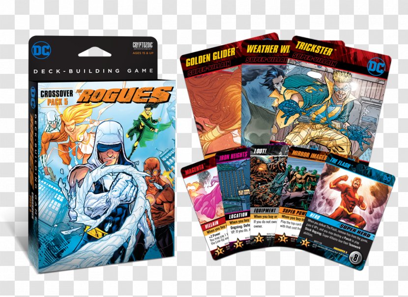 Cryptozoic Entertainment DC Comics Deck-Building Game Rogues - Card - Dc Transparent PNG