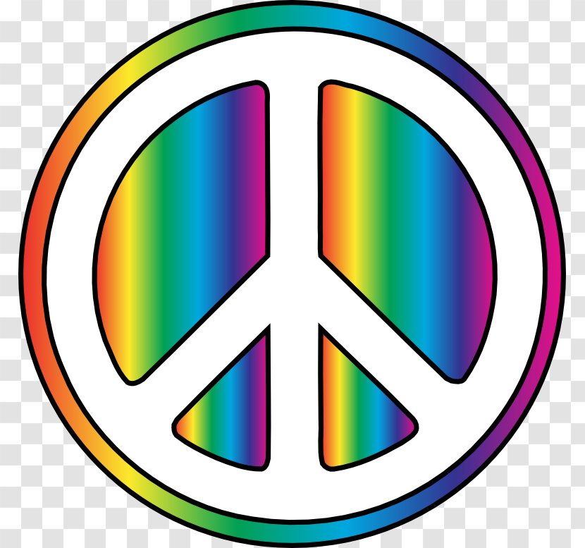 1960s Hippie Flower Power Peace Symbols Clip Art - Free Content - 90s Cliparts Transparent PNG
