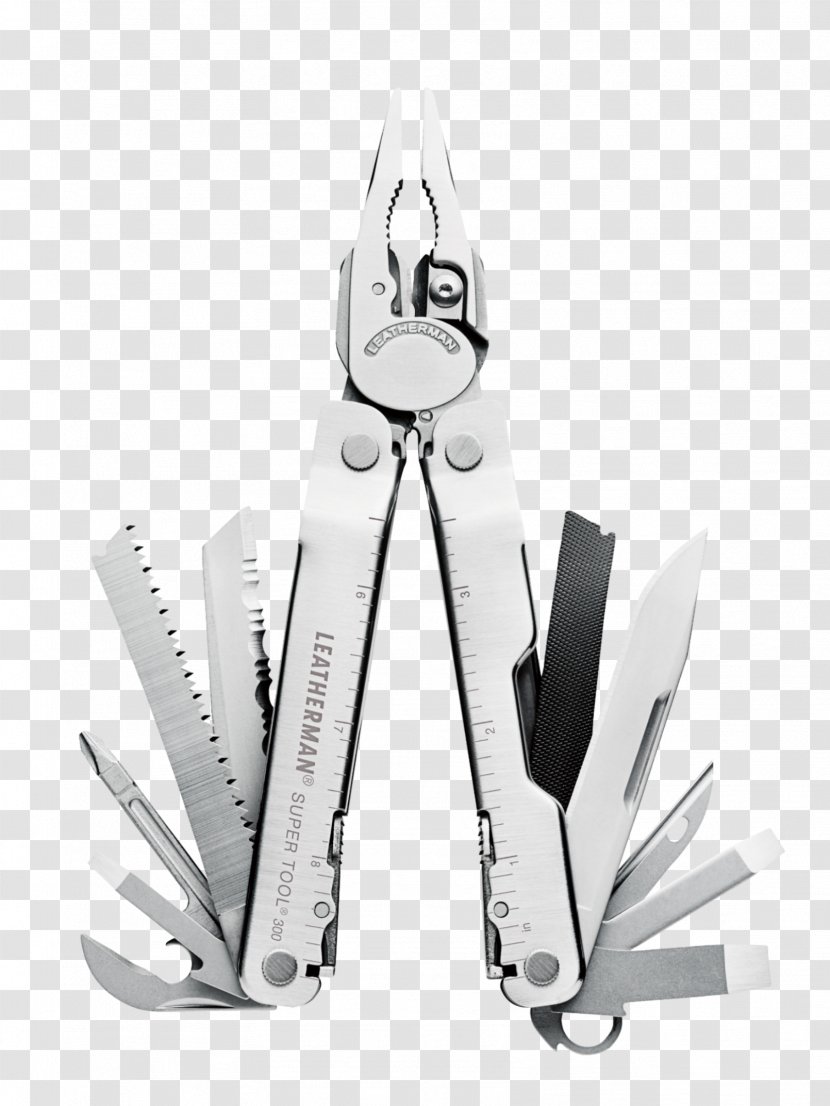 Multi-function Tools & Knives Leatherman SUPER TOOL CO.,LTD. Knife - Diagonal Pliers - Multi Use Transparent PNG