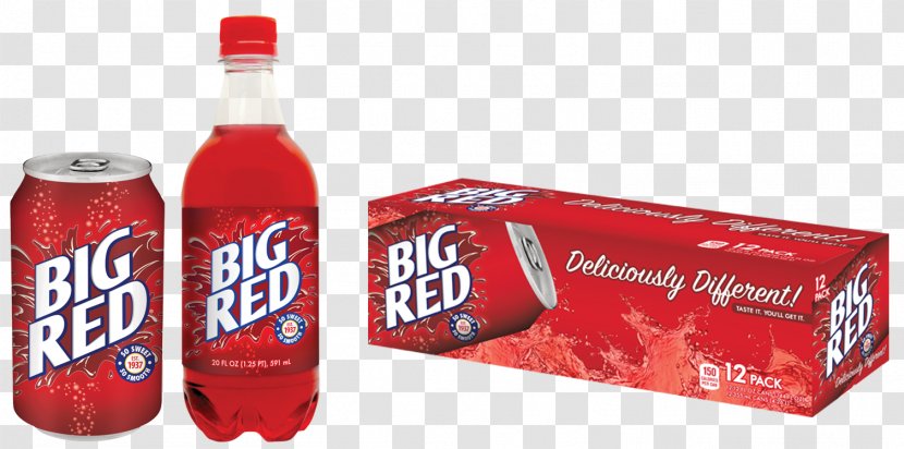 Fizzy Drinks Big Red Soda 12 Pack - Pack, Fl Oz CansBig Transparent PNG
