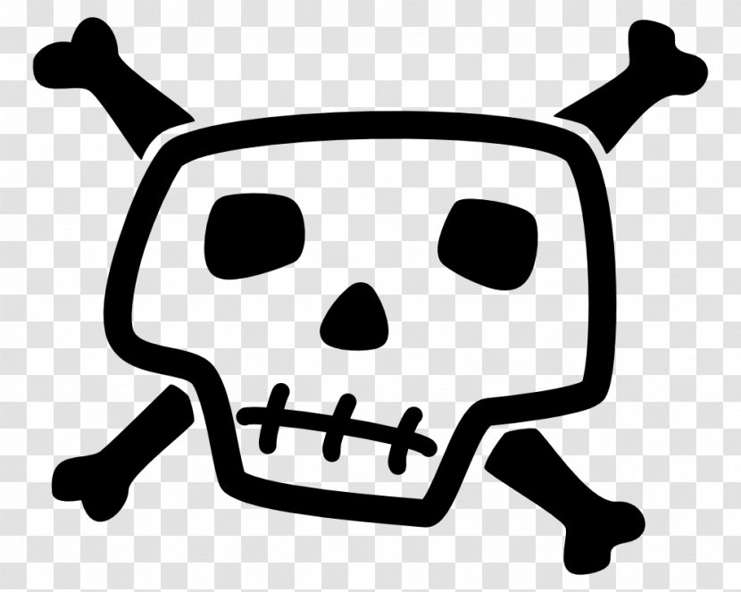 Skull And Bones Crossbones Drawing Transparent PNG