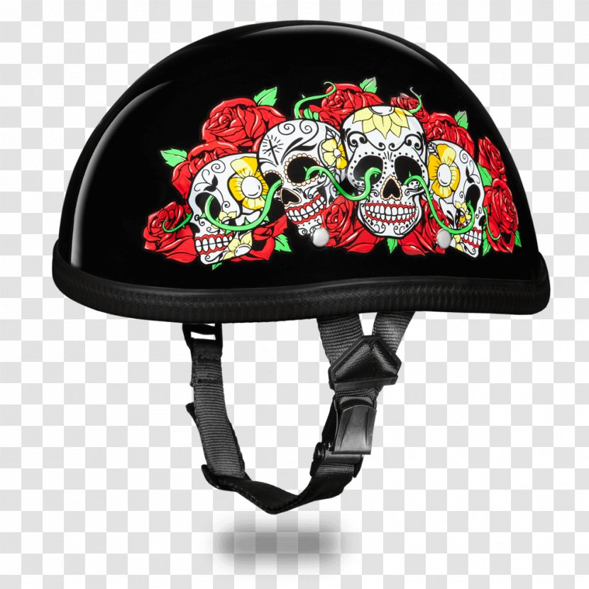 Bicycle Helmets Motorcycle Skull Daytona - Sports Equipment - Bikers Transparent PNG