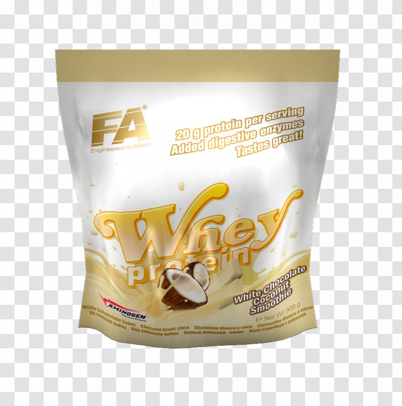 White Chocolate Whey Protein Concentrate Transparent PNG