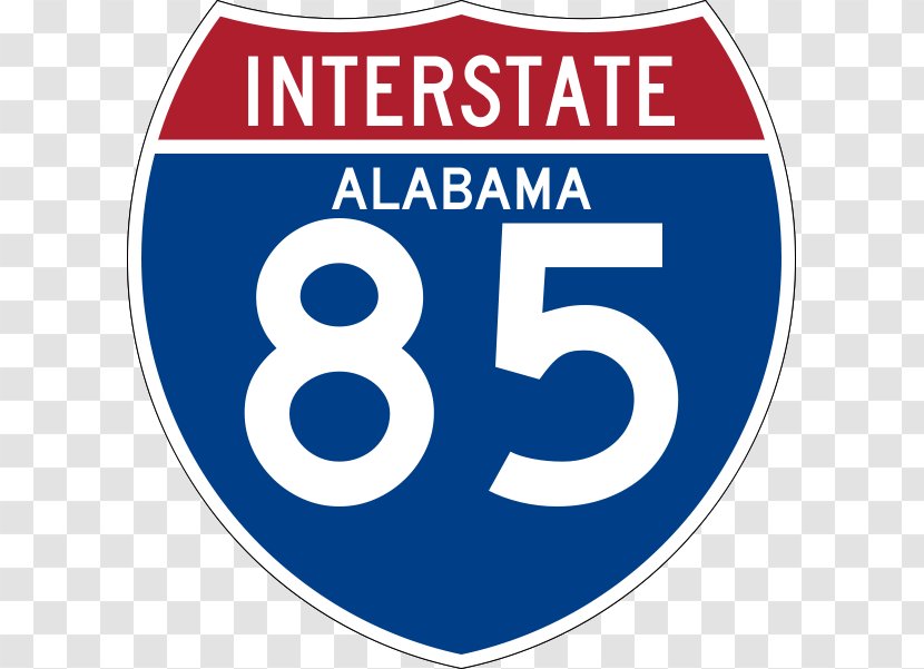 Interstate 85 In Georgia 84 95 45 - Highway - Road Transparent PNG