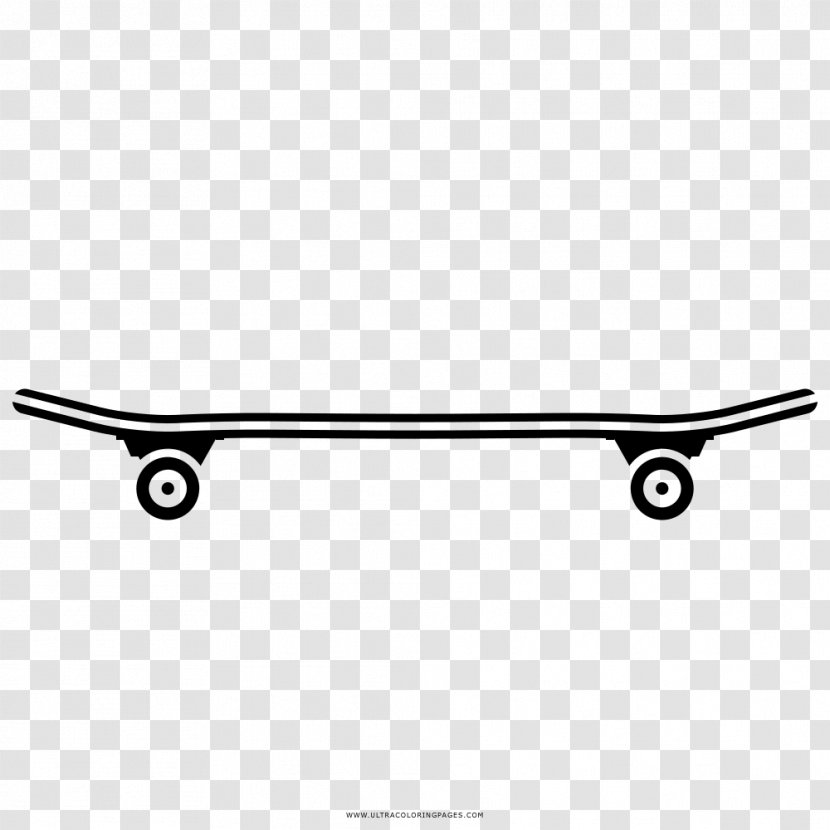 Skateboard Car Line Angle - Auto Part Transparent PNG