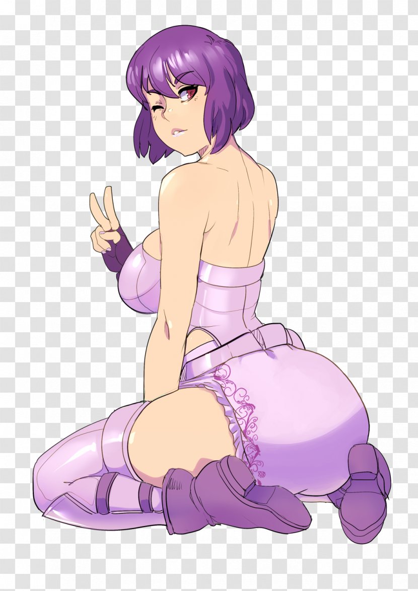 Motoko Kusanagi Painting Drawing Art - Silhouette Transparent PNG