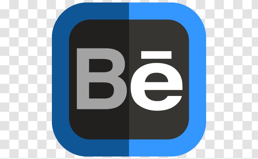 Social Media Share Icon - Stumbleupon - Behance Blue And Black Transparent PNG