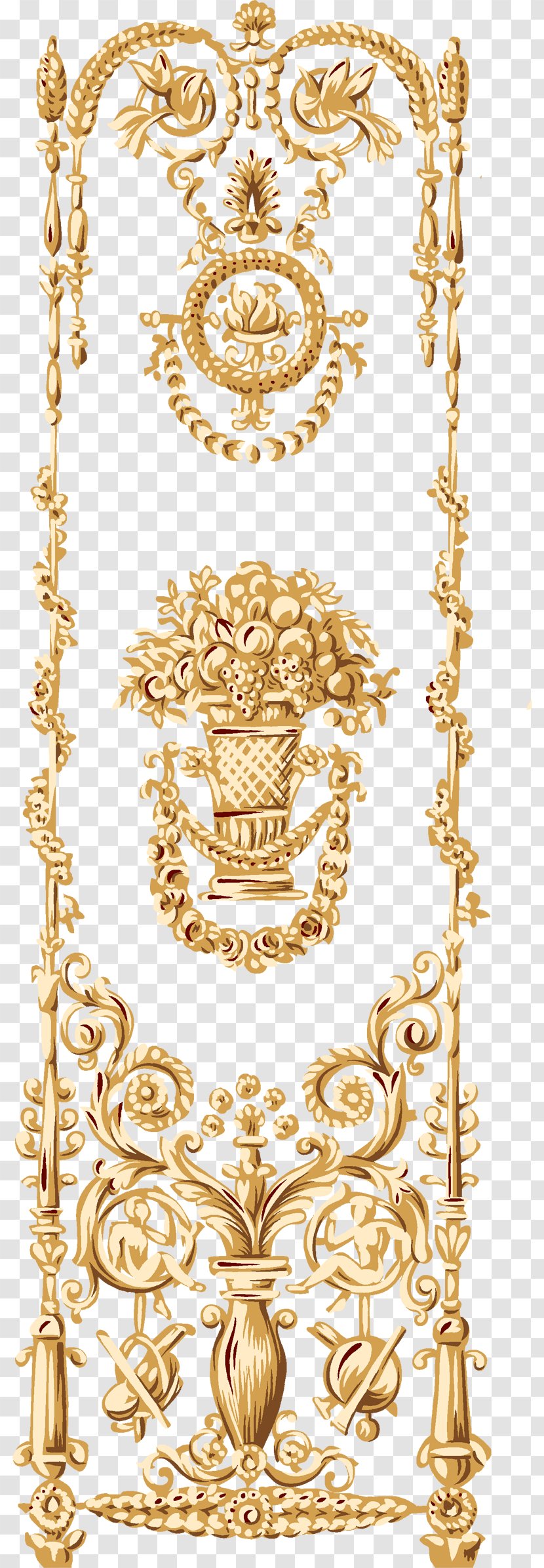 Ornament Gold - Art Transparent PNG