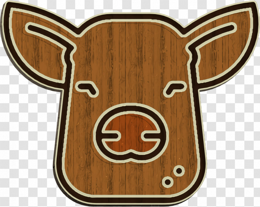 Linear Color Farming Elements Icon Pig Icon Transparent PNG