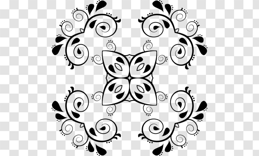 Paisley Line Art Clip - Symmetry - Design Transparent PNG