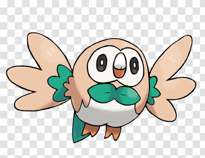 Pokémon Sun And Moon Rowlet Drawing Quest - Heart - Okami Transparent PNG