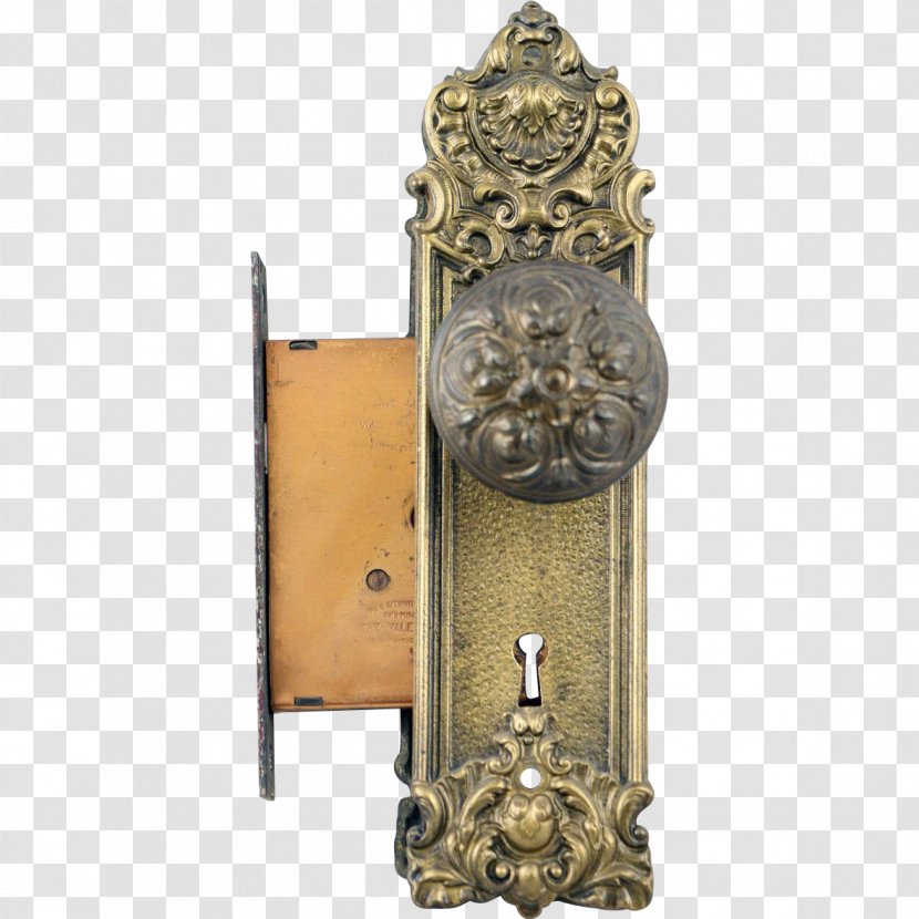 01504 Antique - Door Handle - Knob Design Transparent PNG