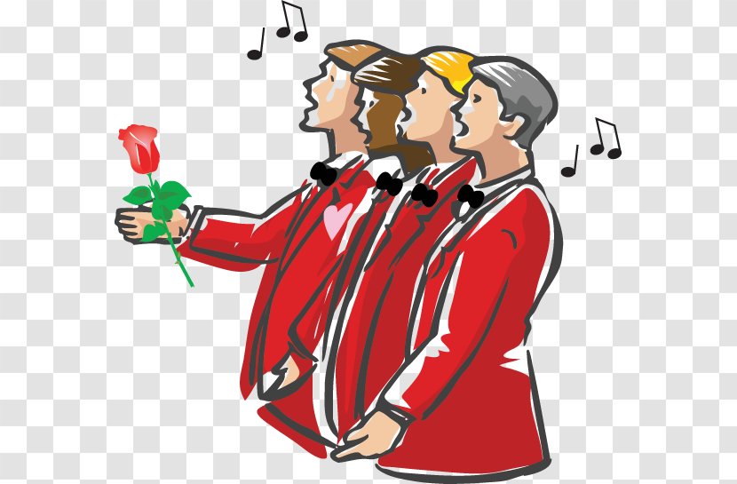 Singing Valentines Valentine's Day Barbershop Choir - Frame Transparent PNG