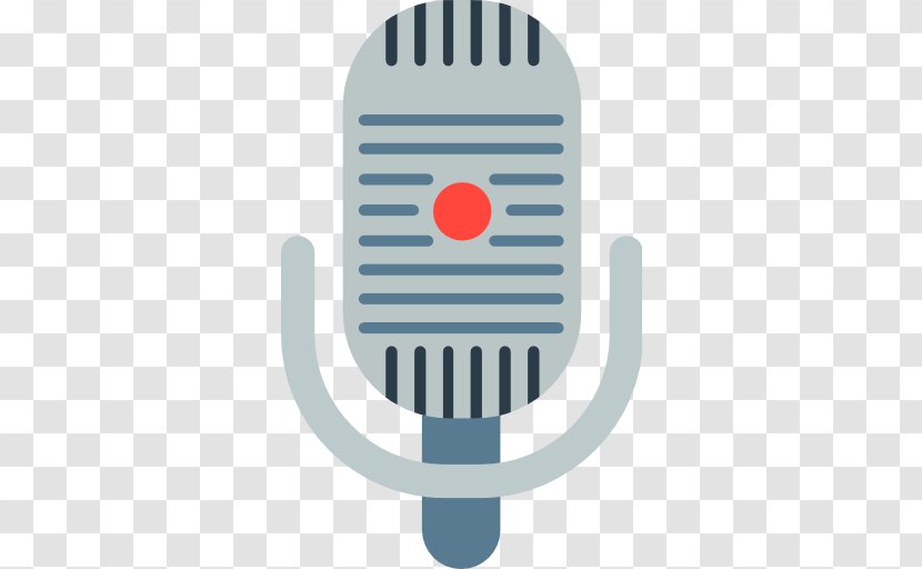 Microphone Emoji Recording Studio Mic Drop - Silhouette Transparent PNG