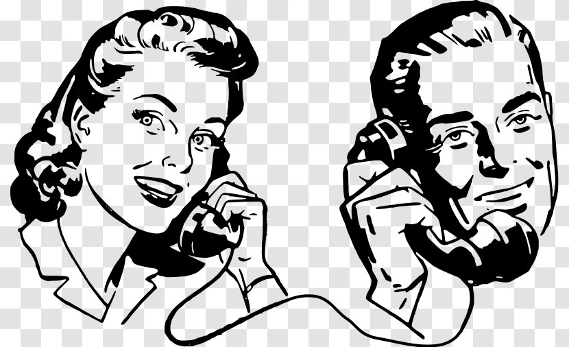 Telephone Call Conversation Speech Mobile Phones - Frame - Watercolor Transparent PNG
