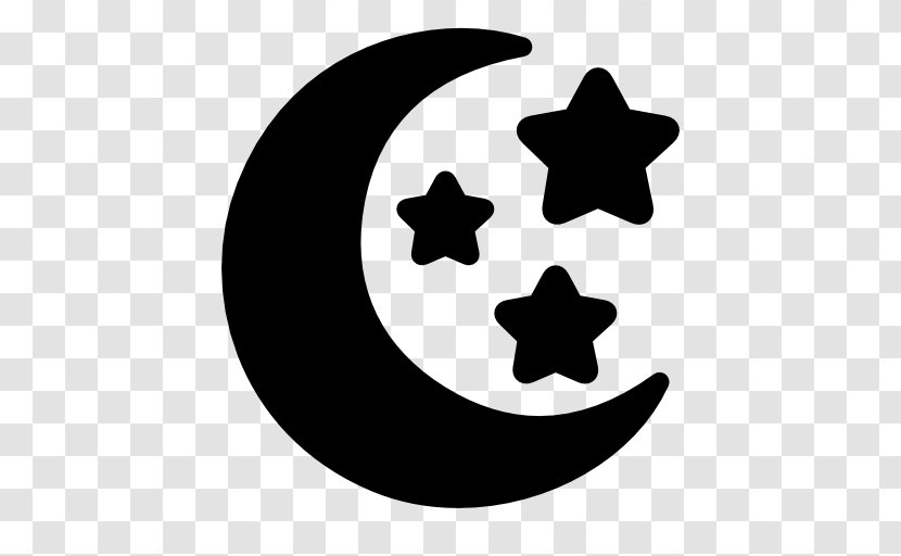 Moon Star And Crescent Symbol - Shape - The Stars Transparent PNG