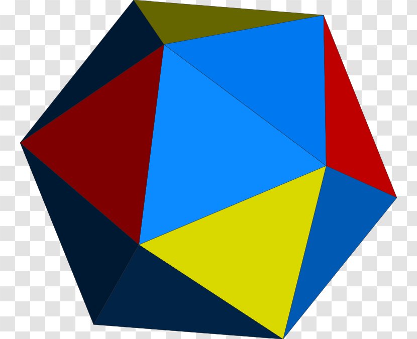 Regular Polyhedron Octahedron Uniform Icosahedron - Rectangle - Mathematics Transparent PNG
