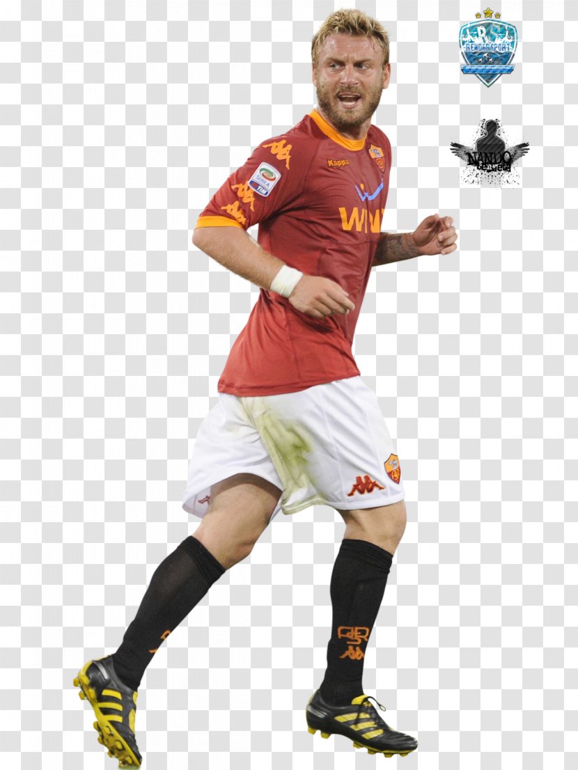 Soccer Player A.S. Roma Team Sport Jersey Transparent PNG