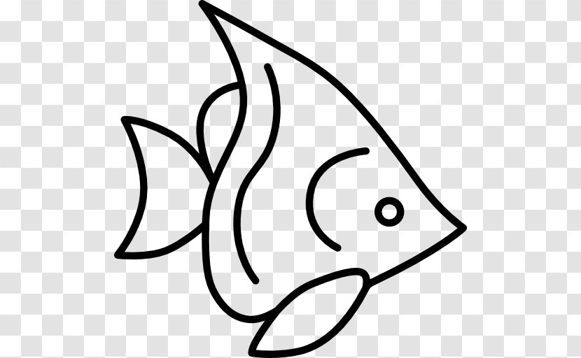 Angelfish - Head - White Transparent PNG