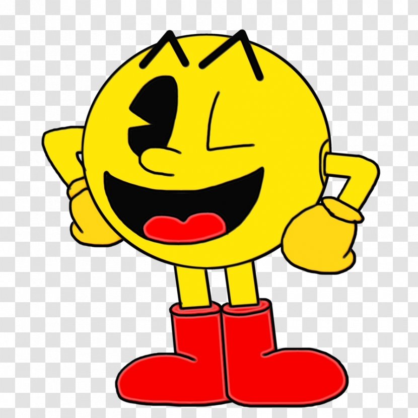 Ms. Pac-Man Pac 'n Roll Video Games Ghosts - Namco - Gesture Laugh Transparent PNG