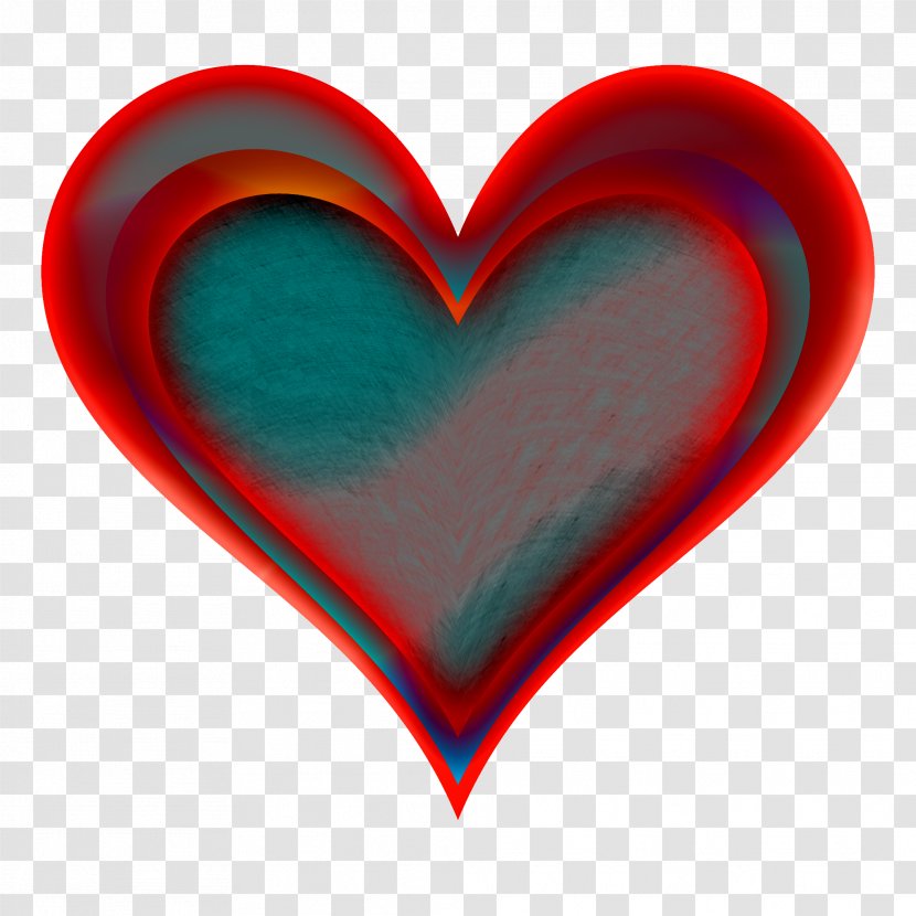 Heart Love - Watercolor Transparent PNG